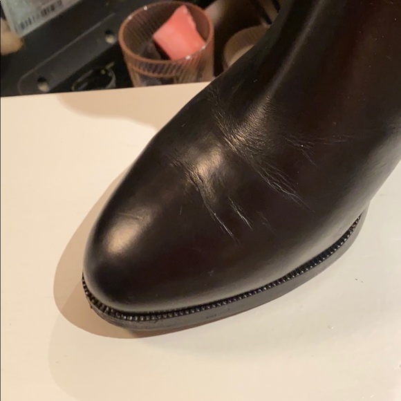 Chanel calf skin Booties with double zip - Picture 11 of 16